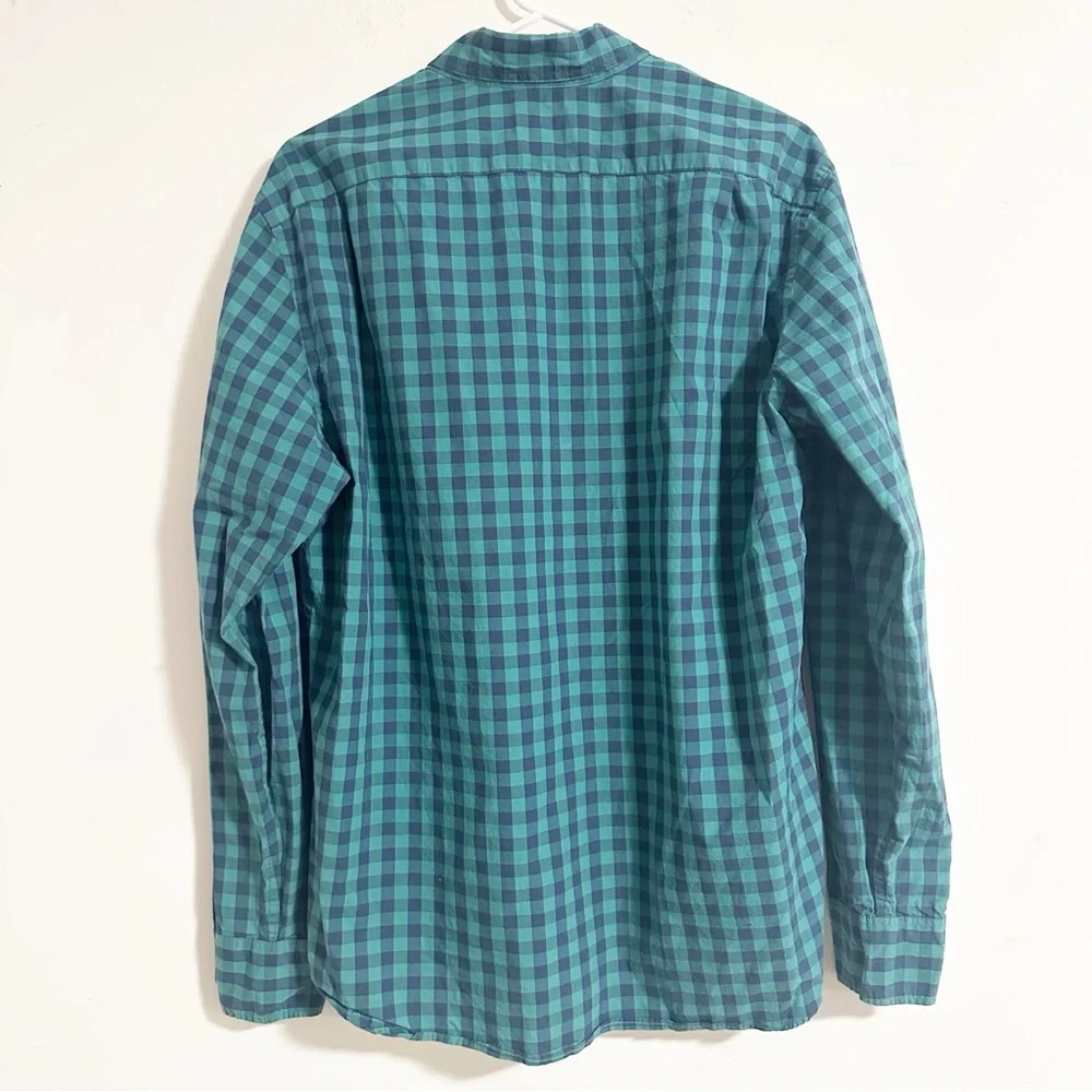 J. Crew Flex Washed Slim Button Down Long Sleeve Casual Shirt Stretch